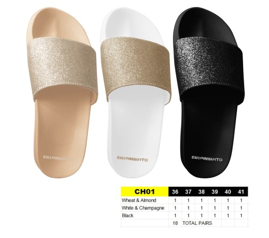 CH01 - Claquettes femmes CHIRINGUITO - Taille 36 au 41- 18 paires